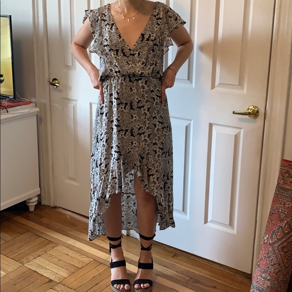 Parker NY High to Low Silk Dress - Picture 2 of 8